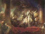 Jean Honore Fragonard The Hight Priest Coresus Sacrifices Himself to Save Callirhoe (mk05) china oil painting reproduction